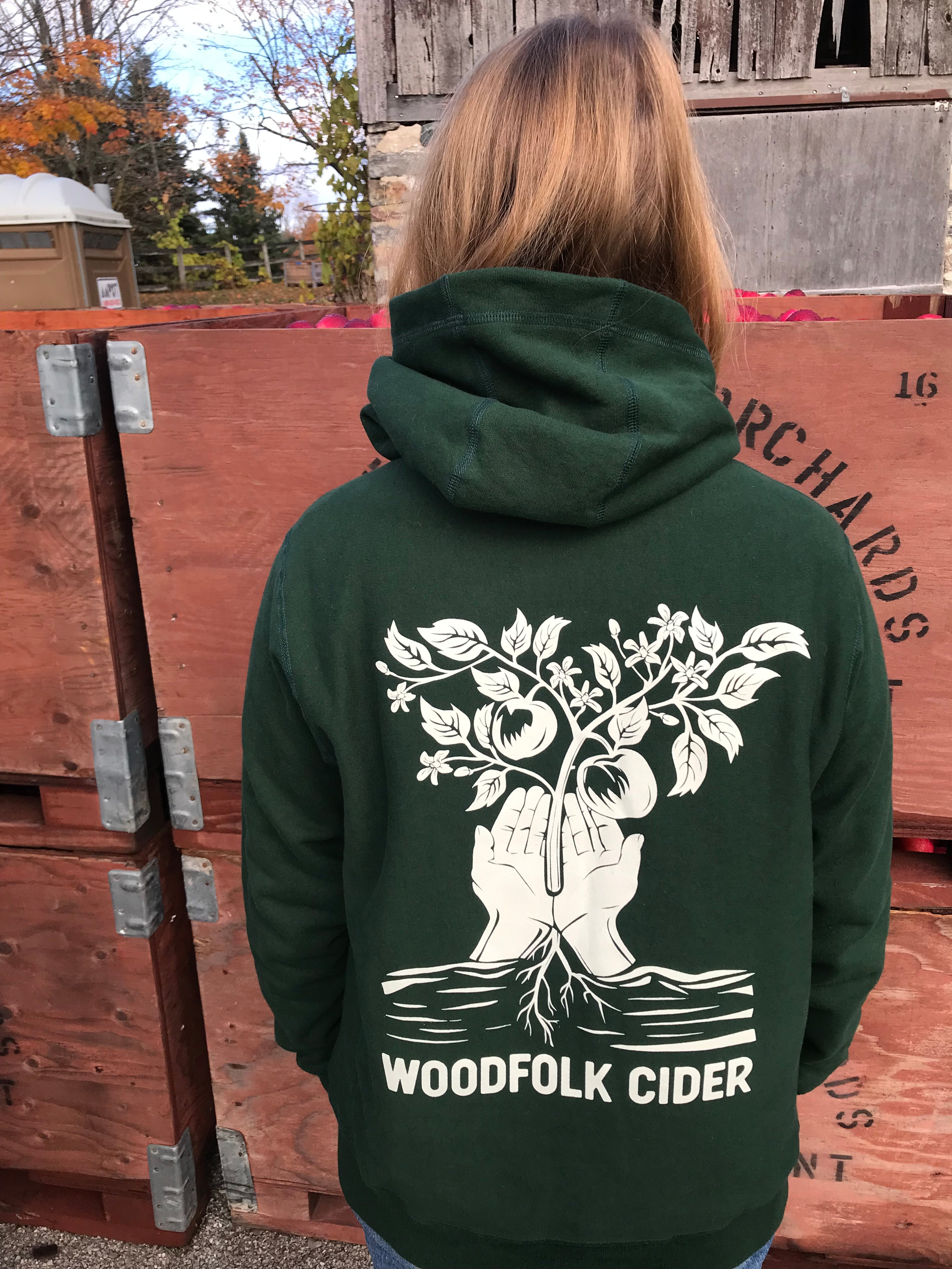 Hooded Sweatshirt - Forest Green