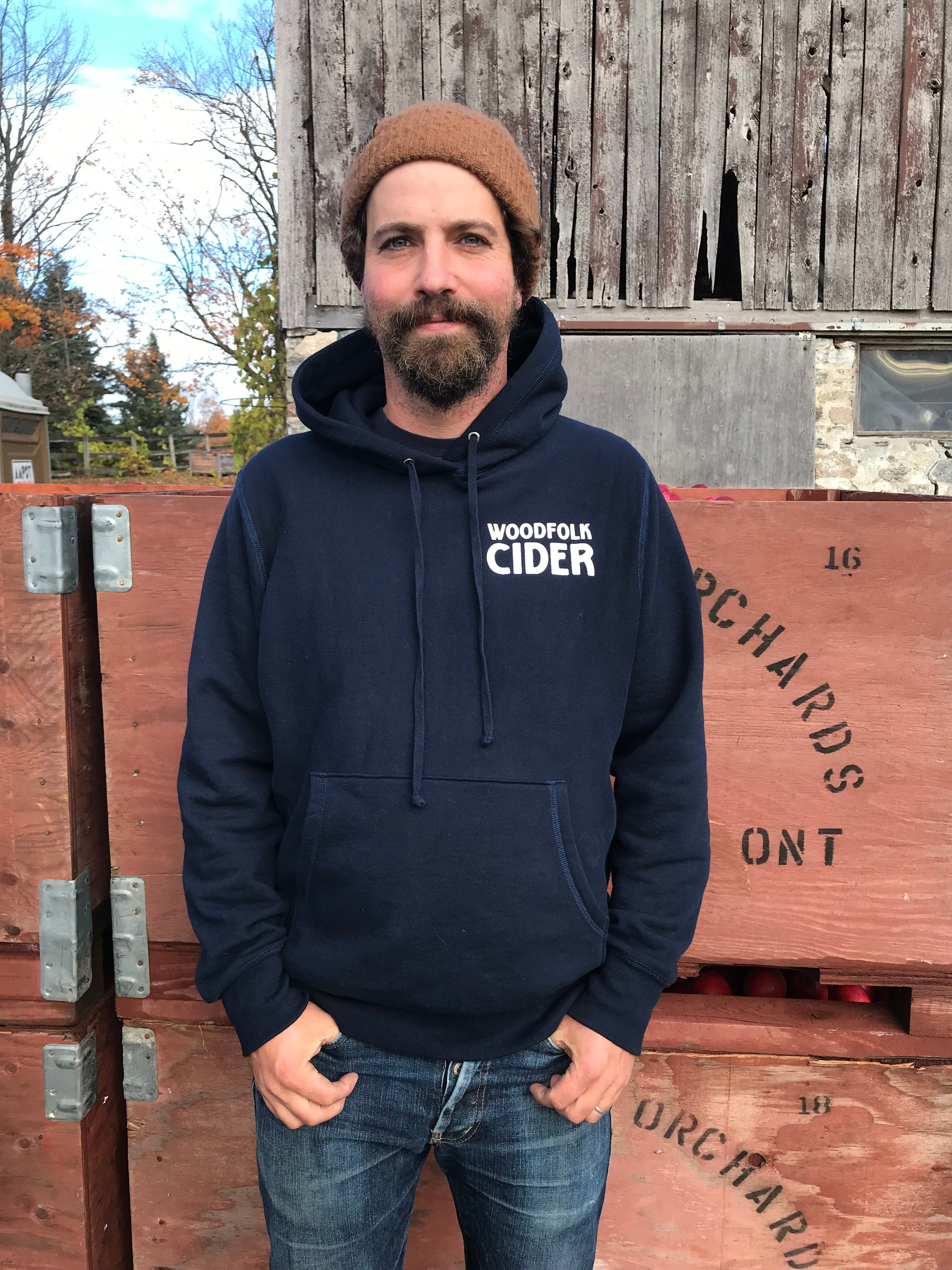 Hooded Sweatshirt - Navy Blue
