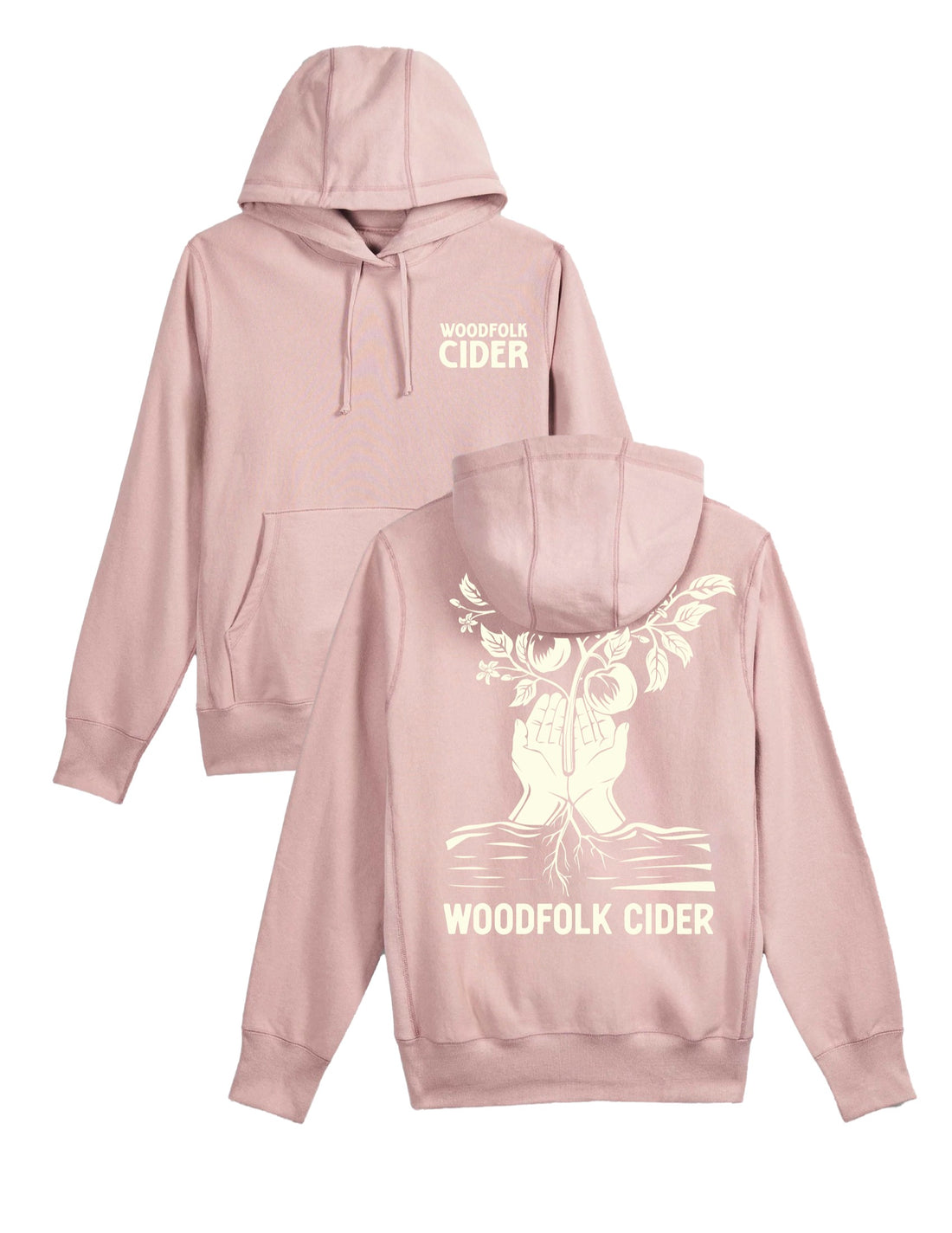 Hooded Sweatshirt - Dusty Rose